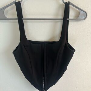 Black Corset Top size XS